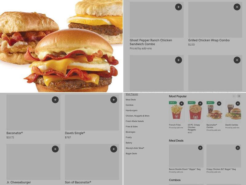 Wendy's Menu