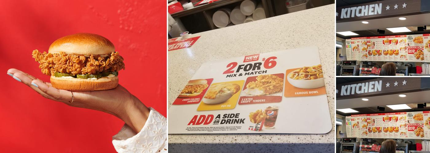 KFC Menu