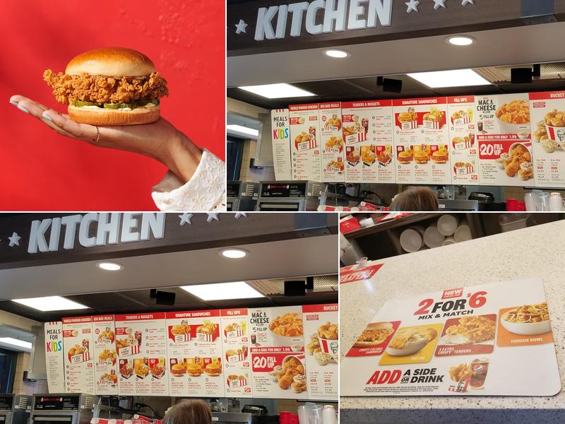 KFC Menu