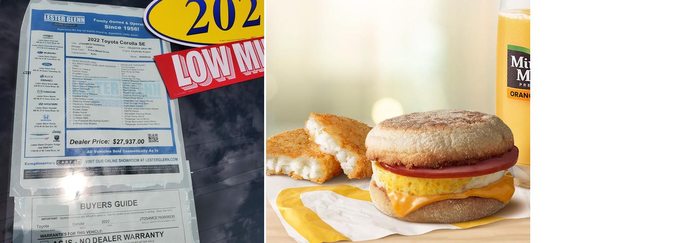 McDonald's Menu
