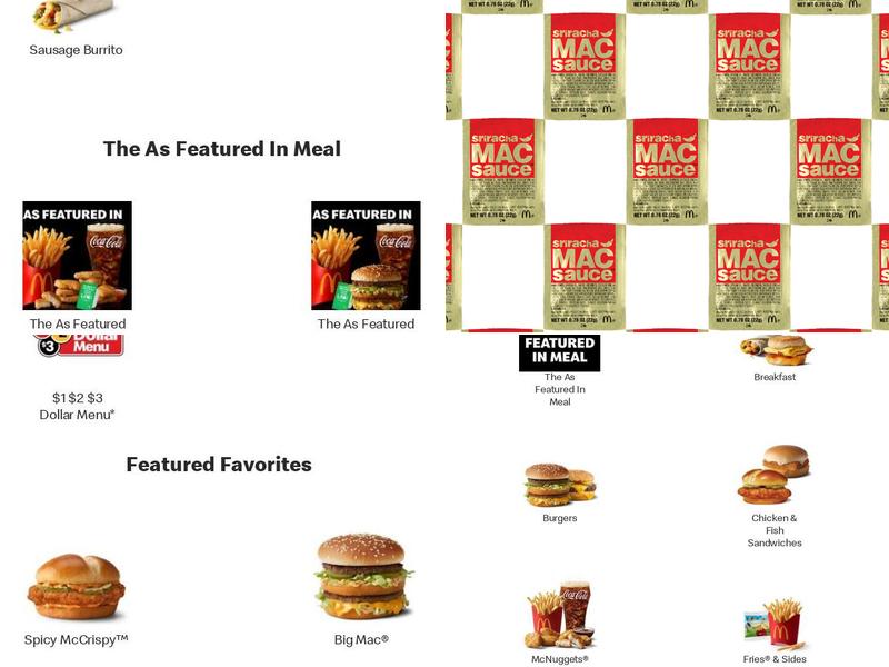 McDonald's Menu