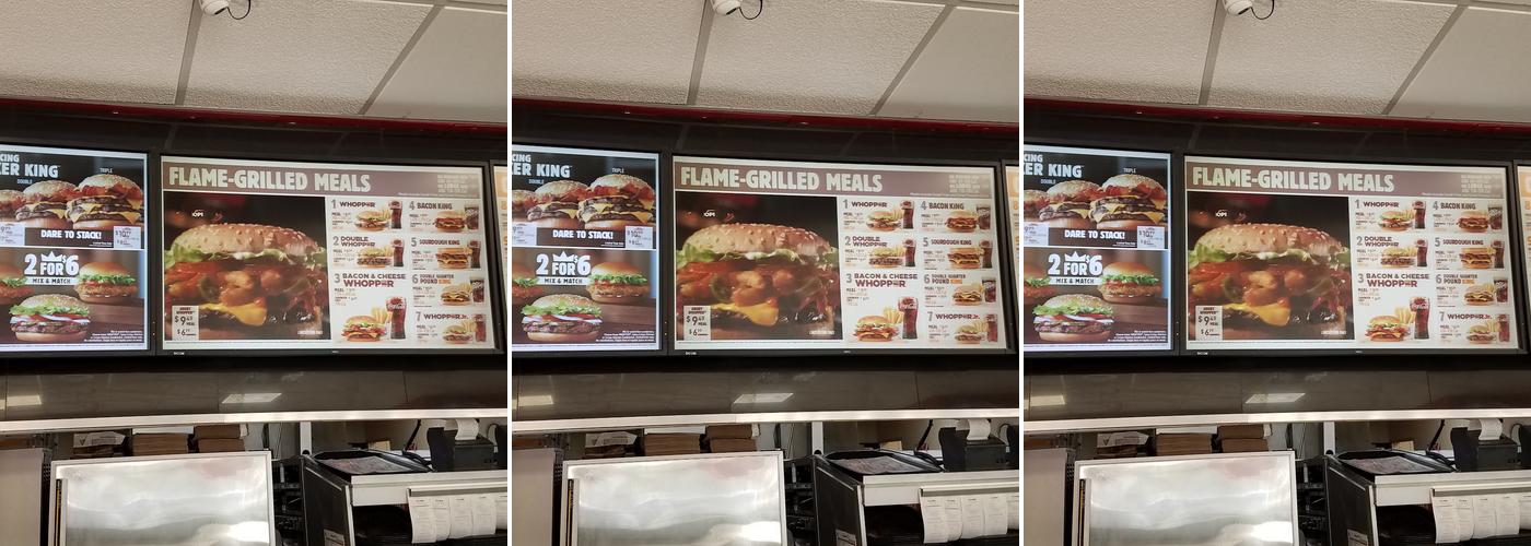 Burger King Menu