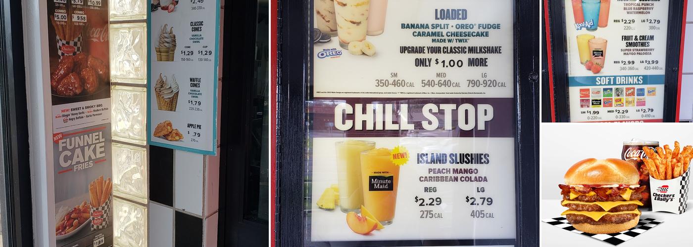 Checkers Menu