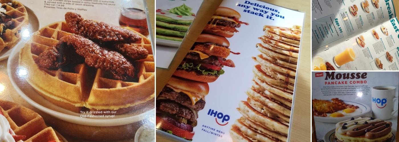 IHOP Menu