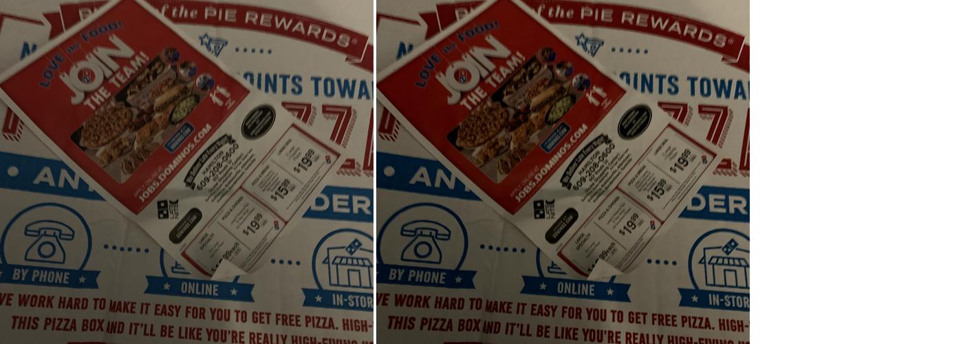 Domino's Pizza Menu