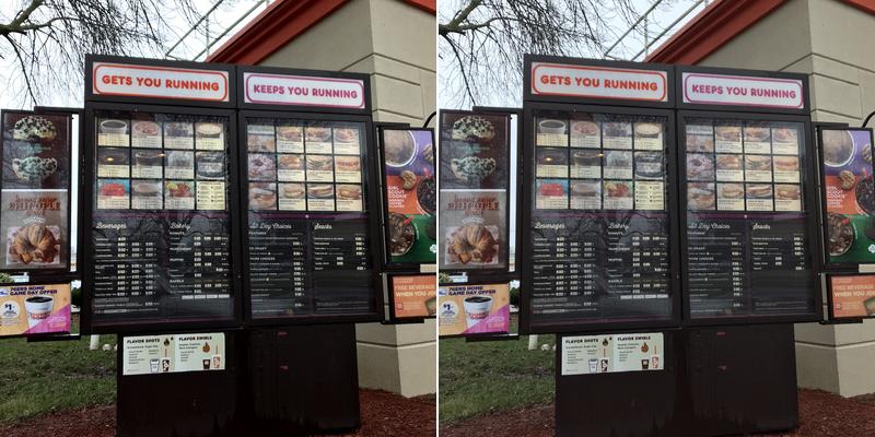 Dunkin' Menu