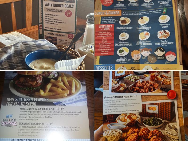 Cracker Barrel Old Country Store Menu