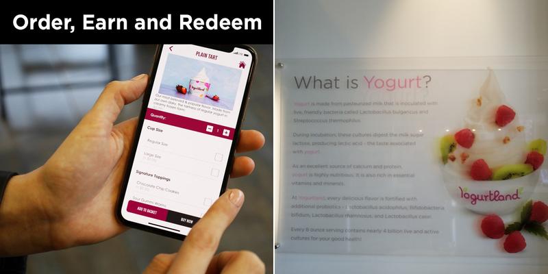 Yogurtland Hamilton Menu