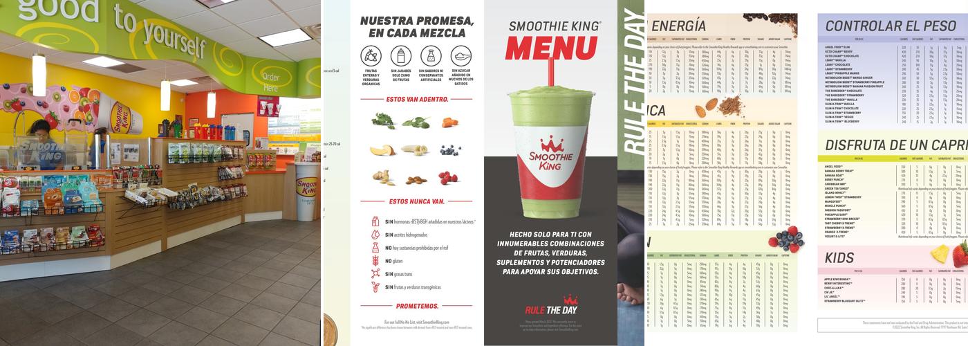 Smoothie King Menu