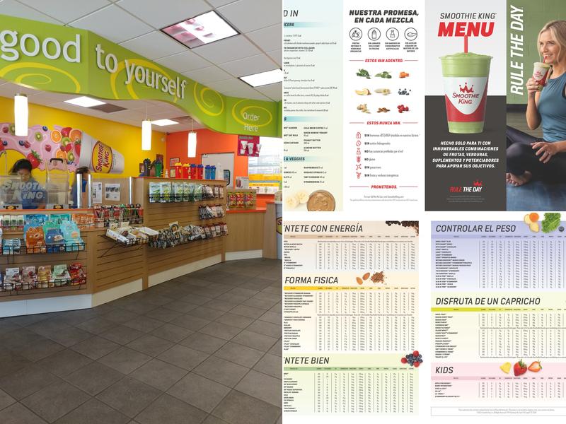 Smoothie King Menu
