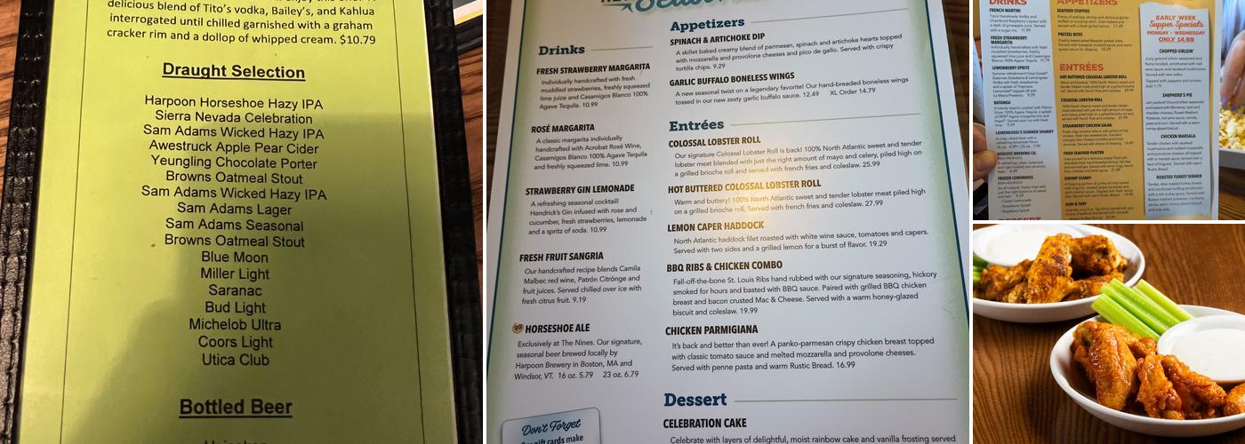 99 Restaurants Menu
