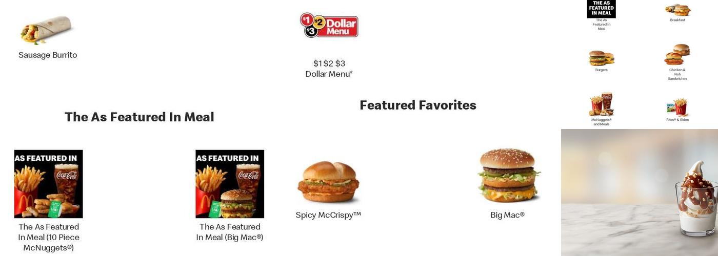 McDonald's Menu