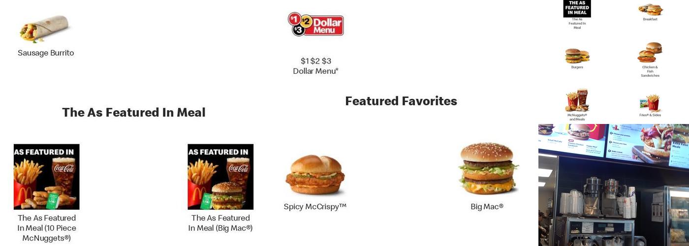 McDonald's Menu