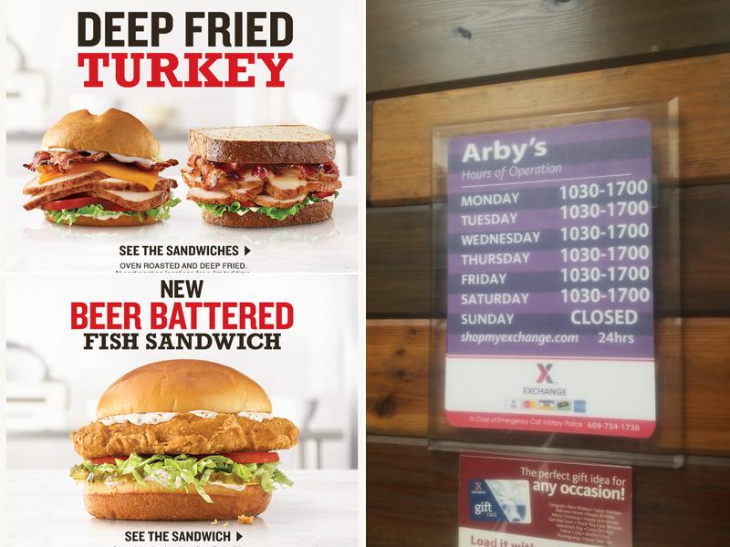 Arby's Menu