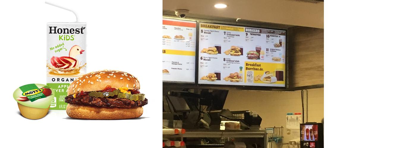 Burger King Menu