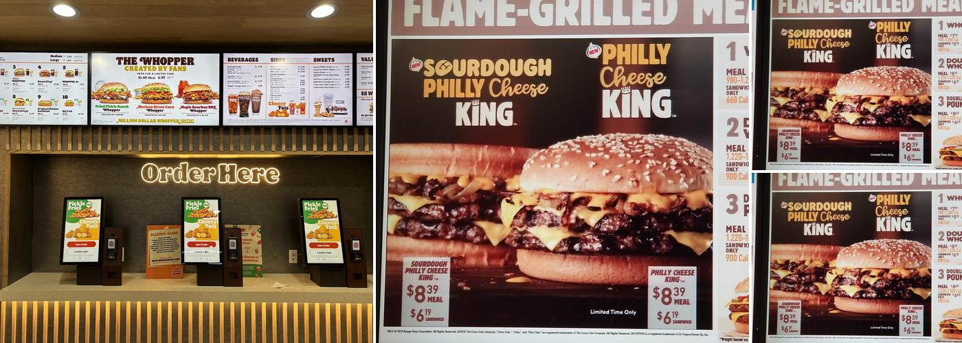 Burger King Menu