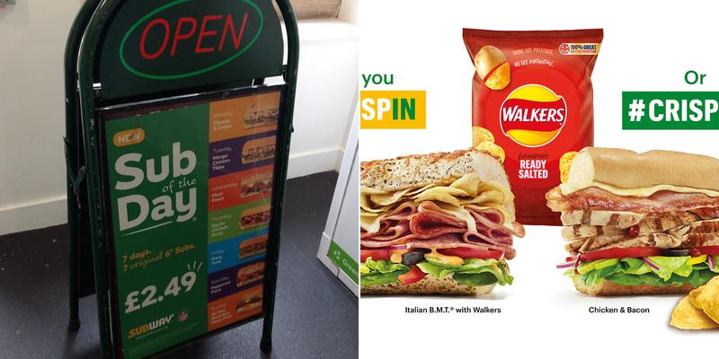 Subway Menu