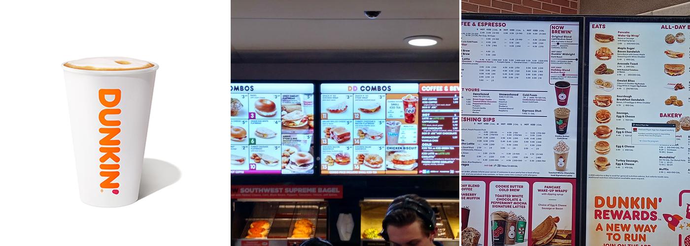 Dunkin' Menu