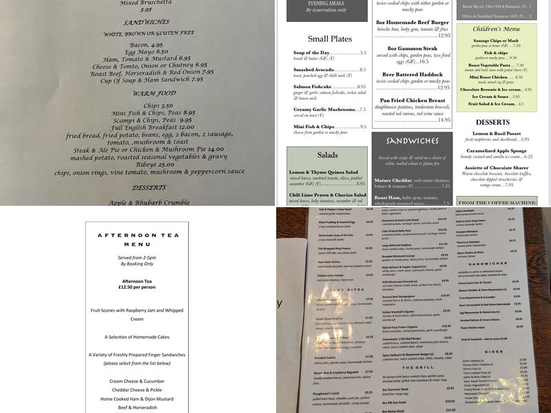 The Saracens Head Hotel & Restaurant Menu
