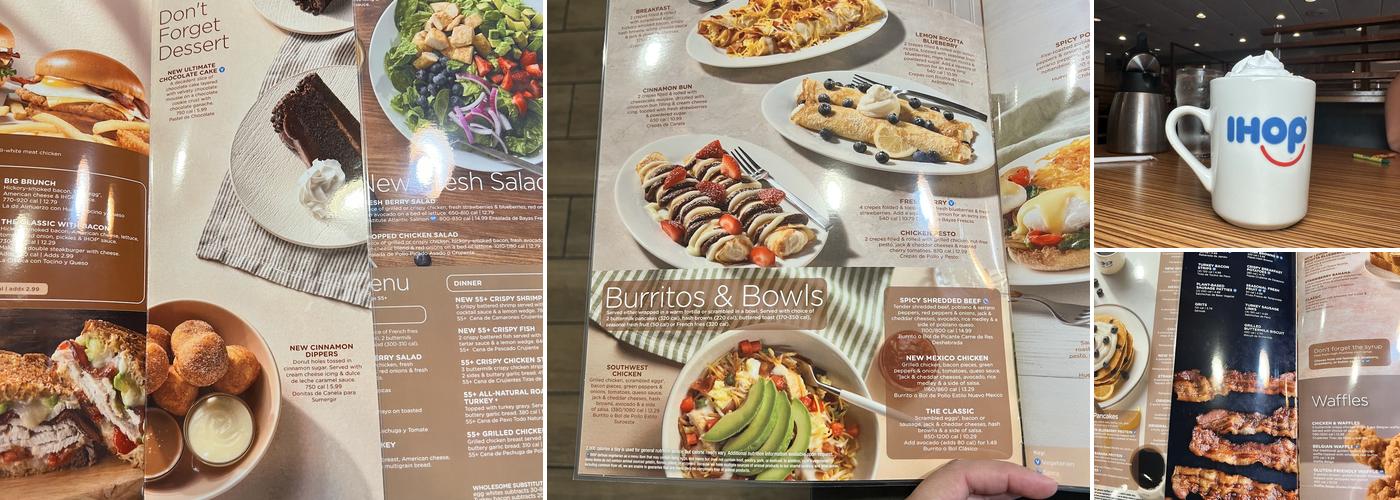 IHOP Menu