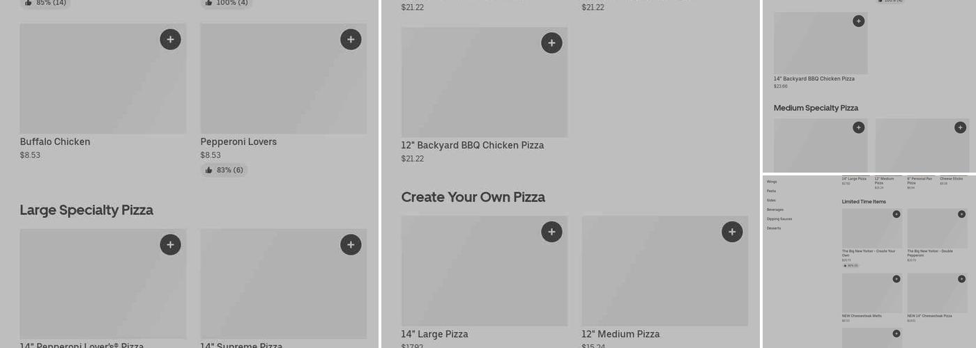 Pizza Hut Menu