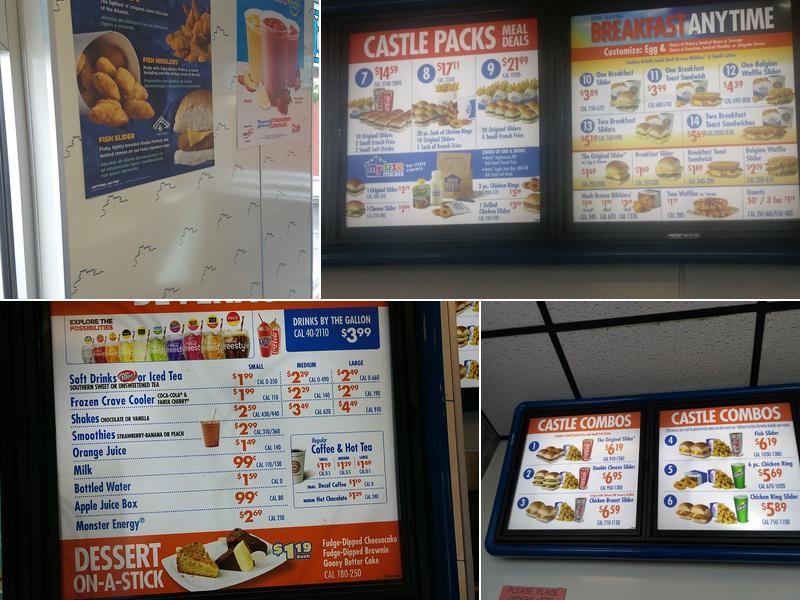 White Castle Menu