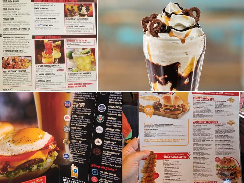 Red Robin Gourmet Burgers and Brews Menu