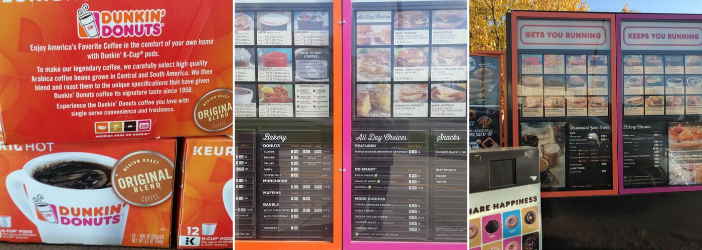Dunkin' Menu