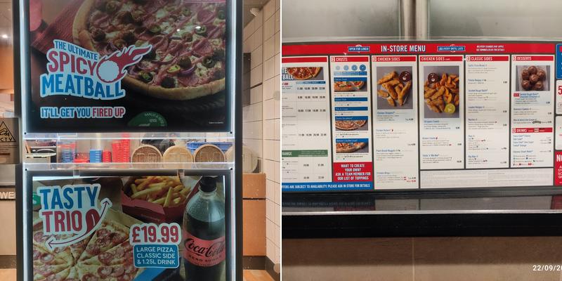 Domino's Pizza - Upton Menu