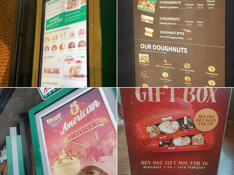 Krispy Kreme Menu