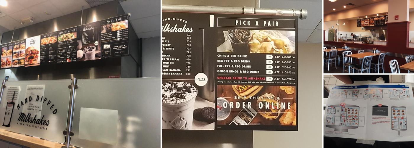 Wayback Burgers Menu