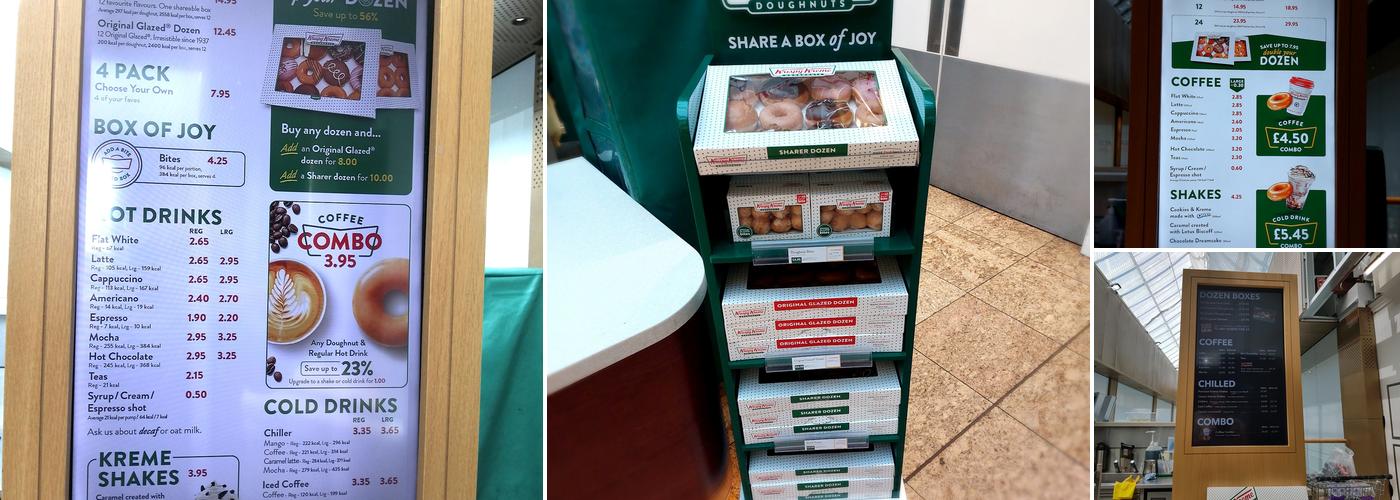 Krispy Kreme Sheffield Meadowhall Menu
