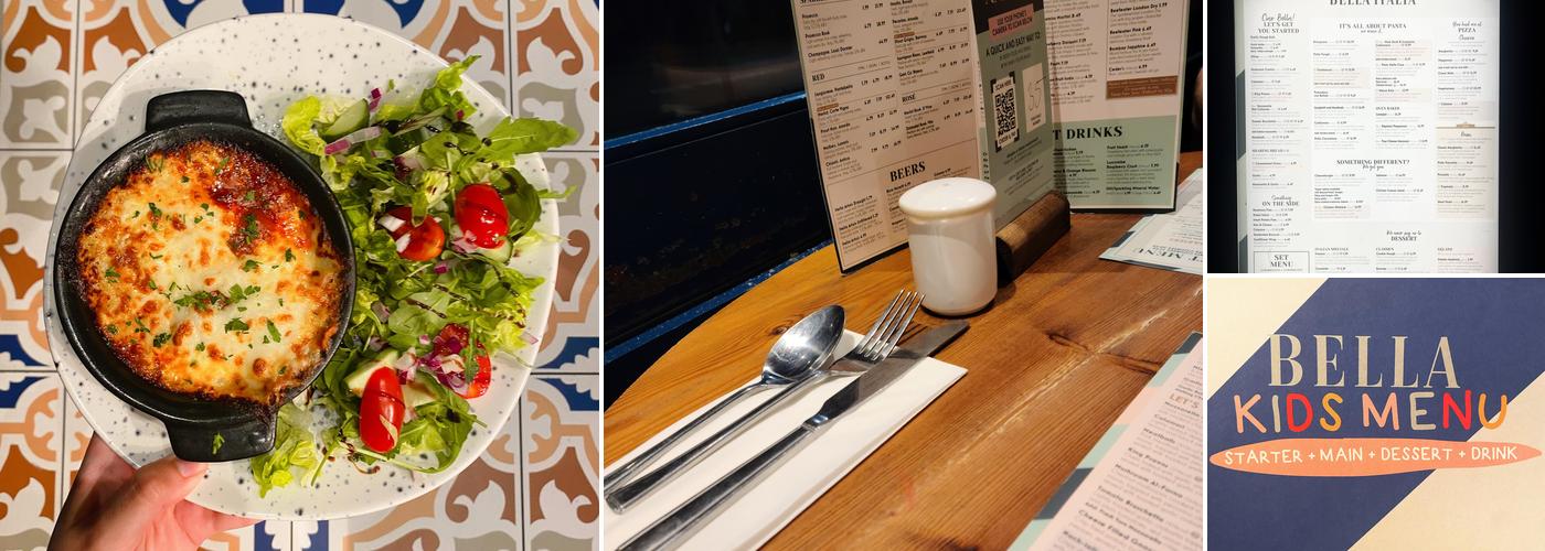 Bella Italia - Southampton Hanover Menu