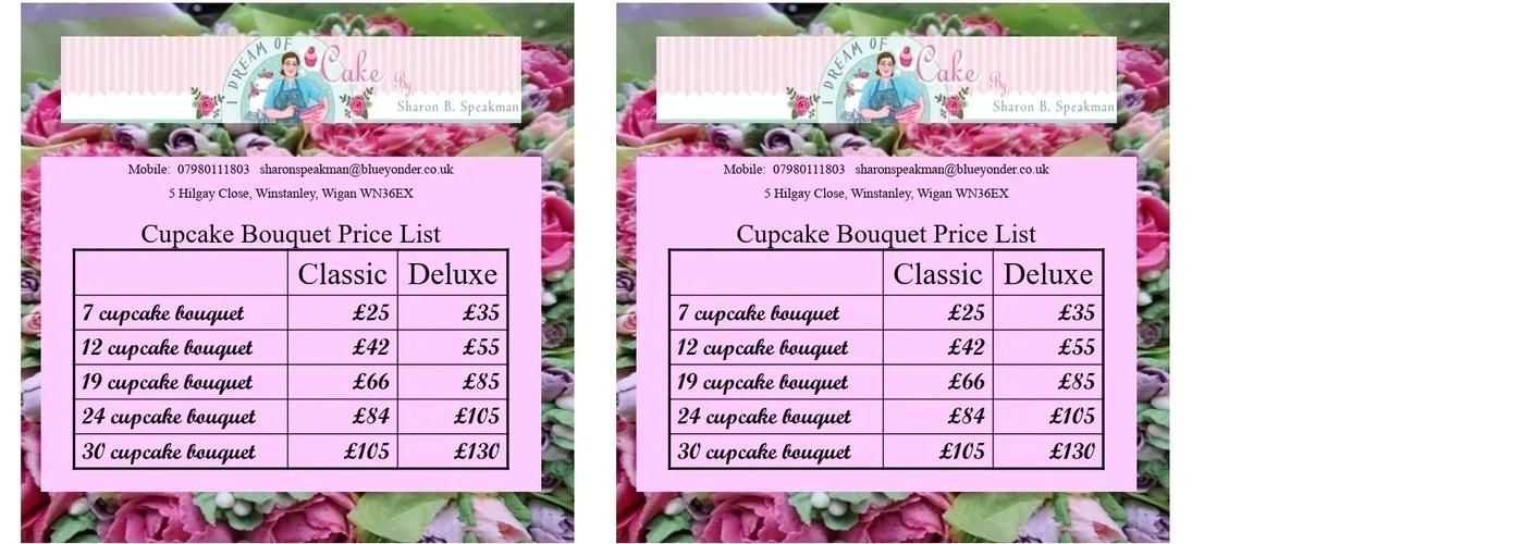 I Dream Of Cake By Sharon B. Speakman Menu