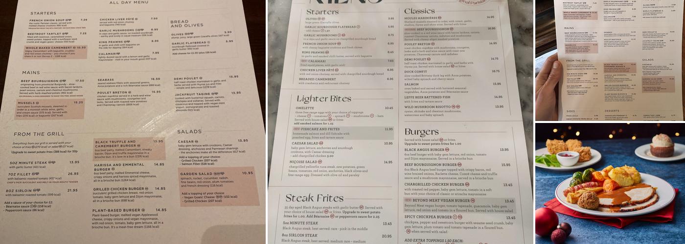 Café Rouge - Portsmouth Menu