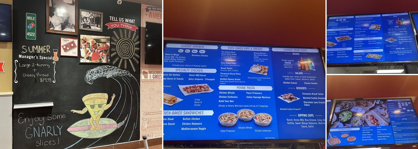 Domino's Pizza Menu