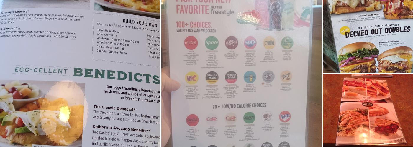 Perkins Restaurant & Bakery Menu