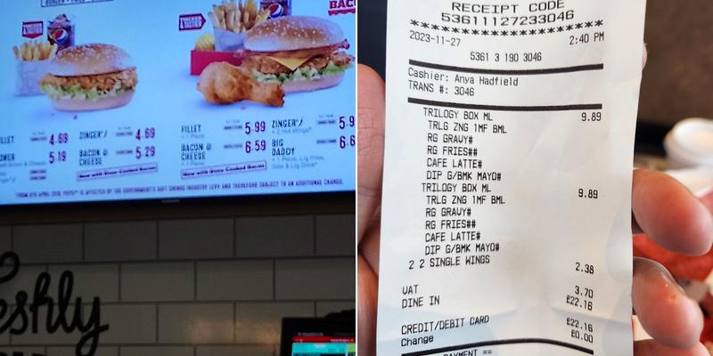 KFC Manchester - Ashton Retail Park Menu