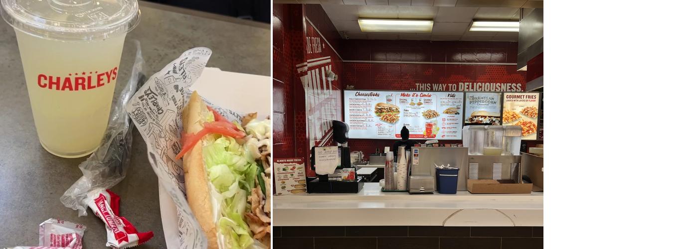 Charleys Cheesesteaks Menu