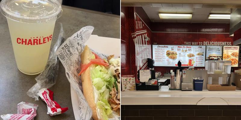 Charleys Cheesesteaks Menu