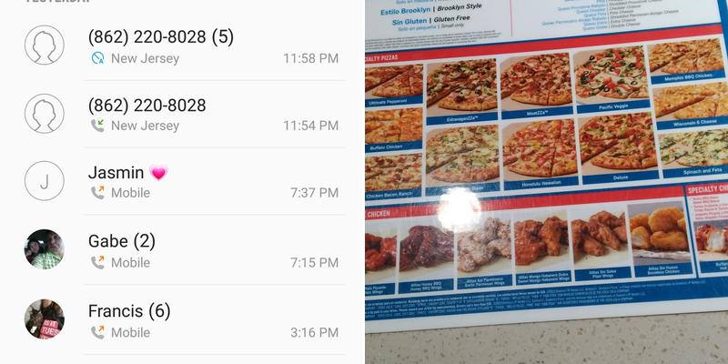 Domino's Pizza Menu