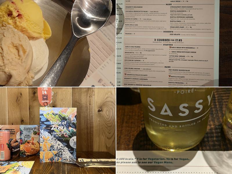Zizzi - Salisbury Menu