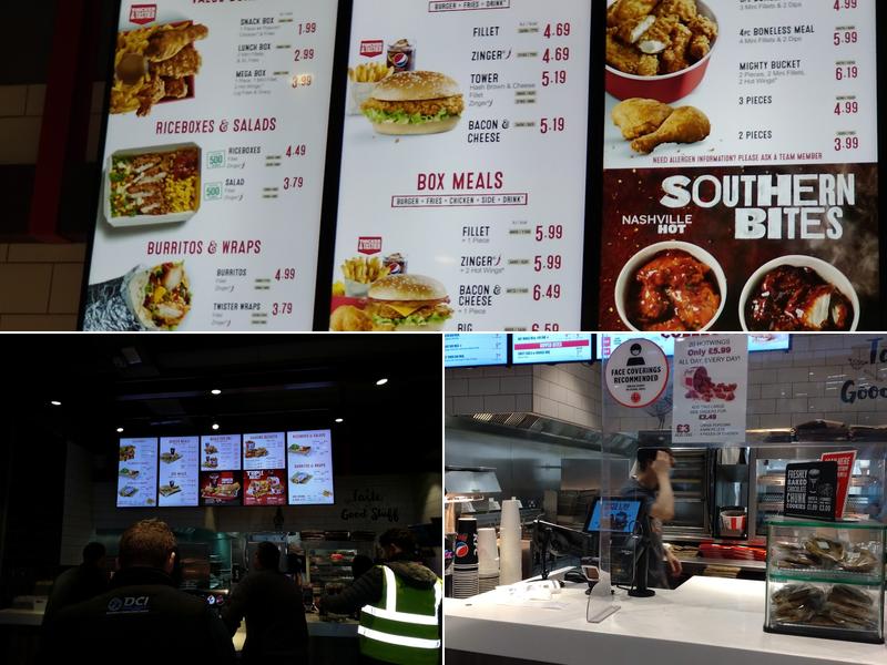 KFC Manchester - Oxford Road Menu