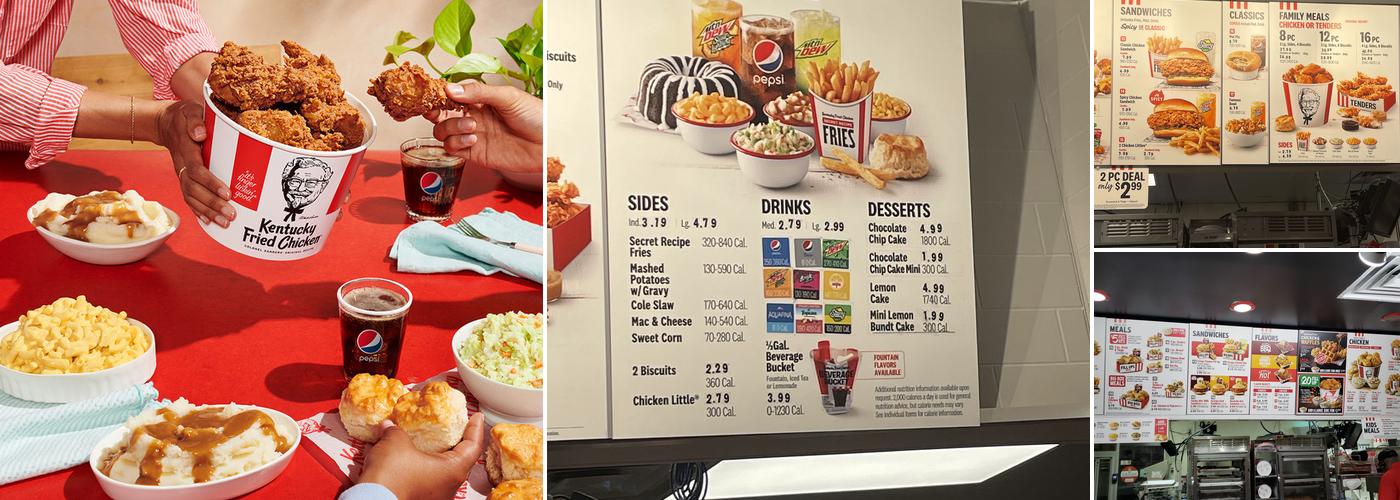 KFC Menu