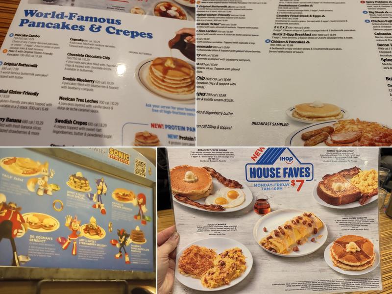 IHOP Menu