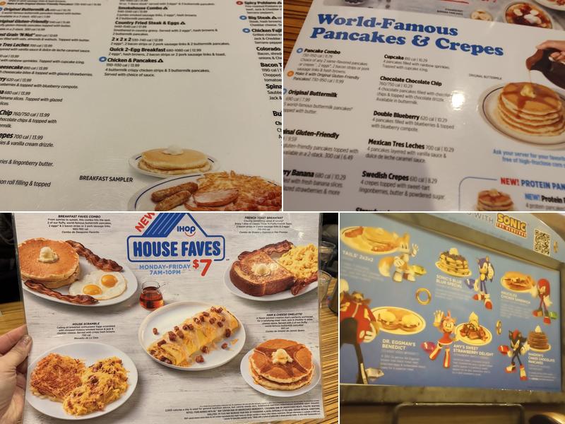 IHOP Menu