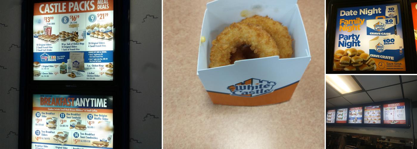 White Castle Menu