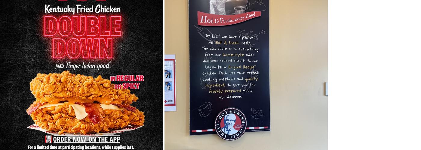 KFC Menu