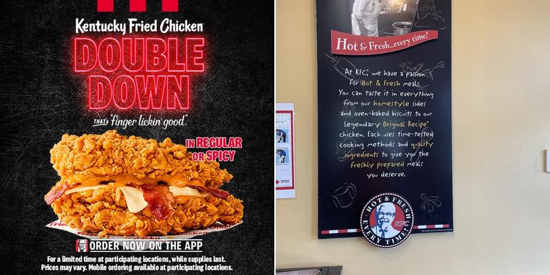 KFC Menu