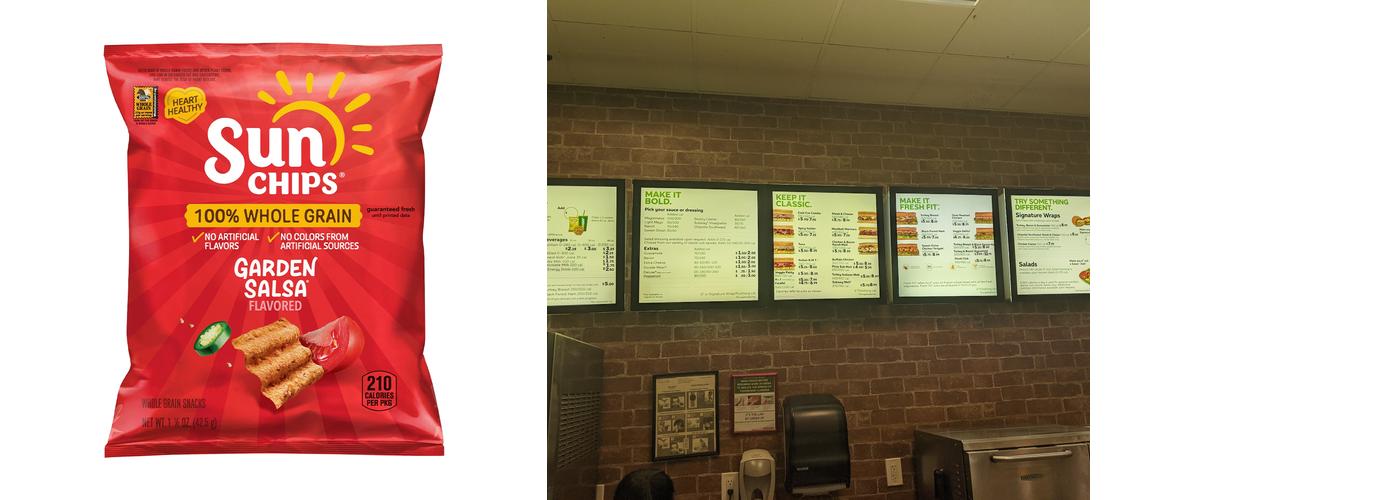 Subway Menu